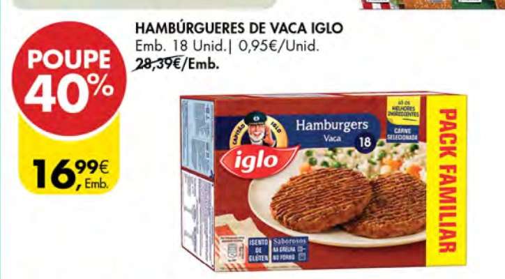 HAMBÚRGUERES DE VACA IGLO