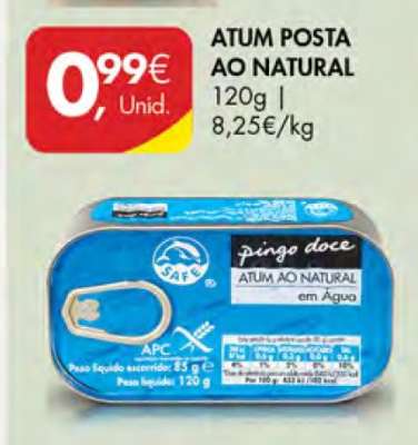 Atum Posta ao Natural