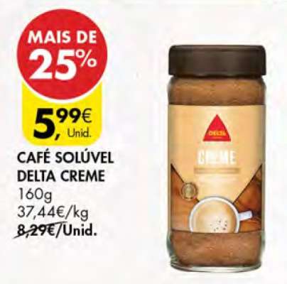 Café Solúvel Delta Creme