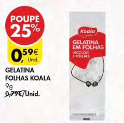 Gelatina Folhas Koala
