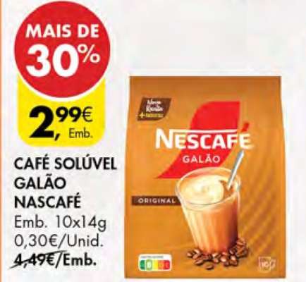 Café Solúvel Galão Nascafé