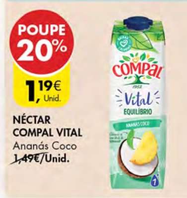 NÉCTAR COMPAL VITAL Ananás/Coco