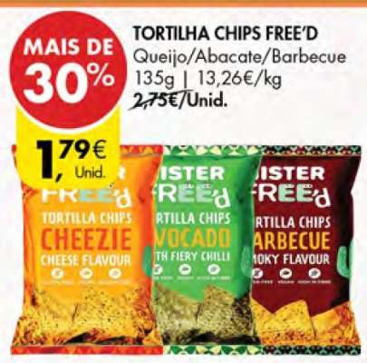 Tortilha Chips FREE'D