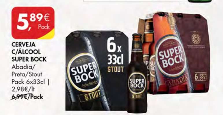 CERVEJA C/ALCOOL SUPER BOCK