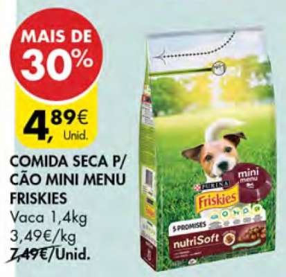 Comida Seca P/Cão Mini Menu Friskies