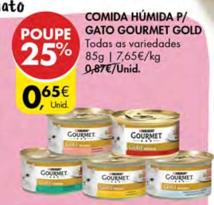 Comida Húmida para Gato Gourmet Gold
