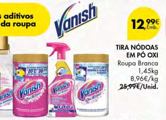 Vanish Tira Nódoas em Pó Oxi