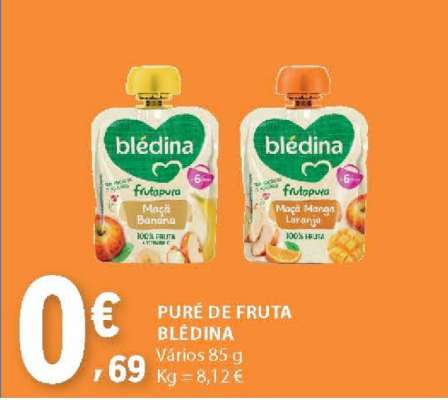 PURÉ DE FRUTA BLÉDINA