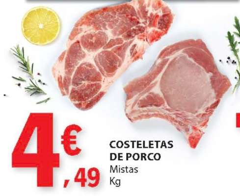Costeletas de Porco