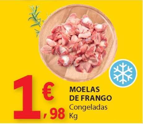 Moelas de Frango Congeladas