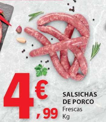 Salsichas de Porco
