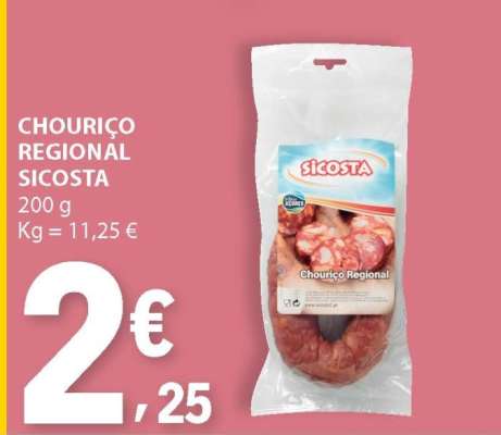 CHOURIÇO REGIONAL SICOSTA