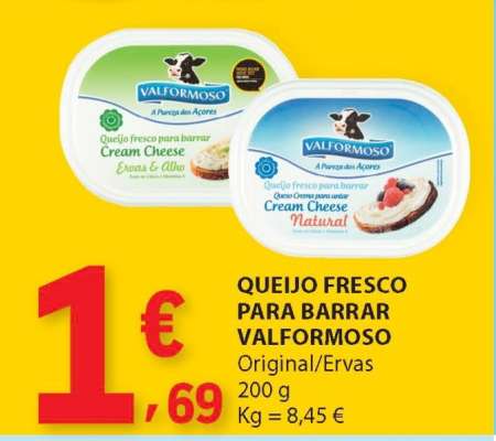 Queijo Fresco para Barrar Valformoso
