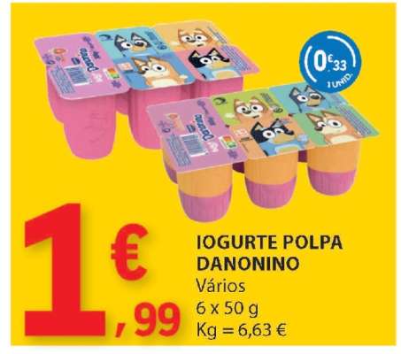 IOGURTE POLPA DANONINO