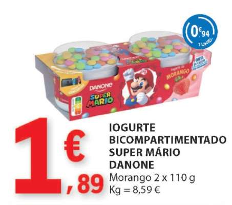 Iogurte Bicompartmentado Super Mario Danone