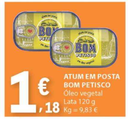 ATUM EM POSTA BOM PETISCO