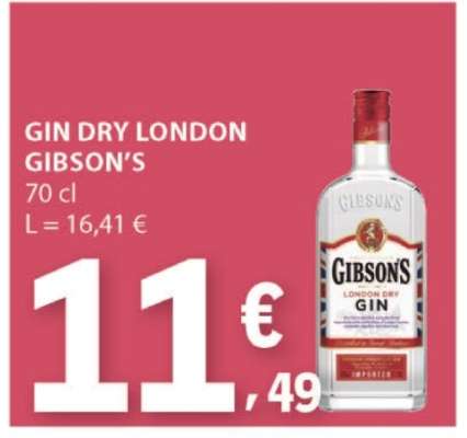 GIN DRY LONDON GIBSON’S