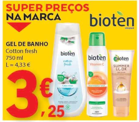 Gel de Banho Cotton Fresh