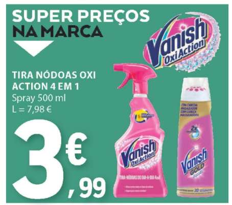 Vanish Oxi Action 4 em 1