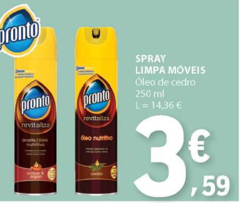 Pronto Spray Limpa Móveis