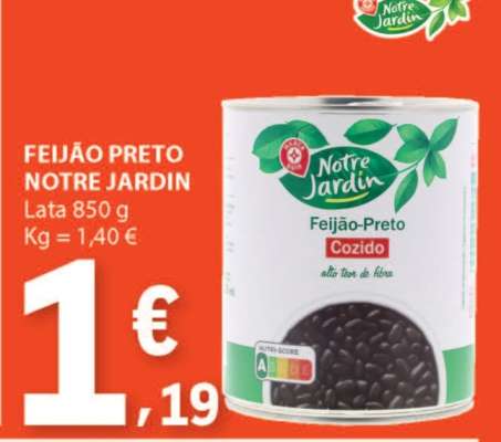 Feijão Preto Notre Jardin