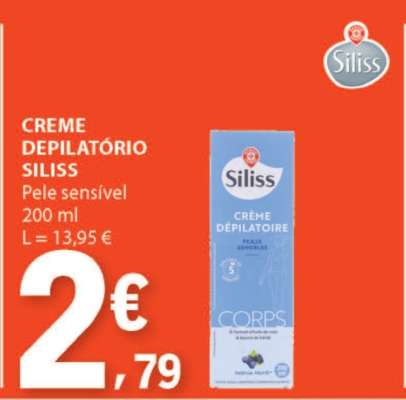 CREME DEPILATÓRIO SILISS
