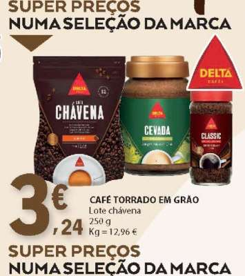 Café Torrado em Grão Lote Chavena