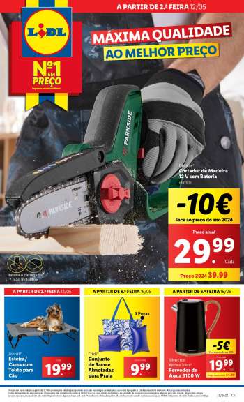 Folheto Lidl - 12.5.2025 - 18.5.2025.