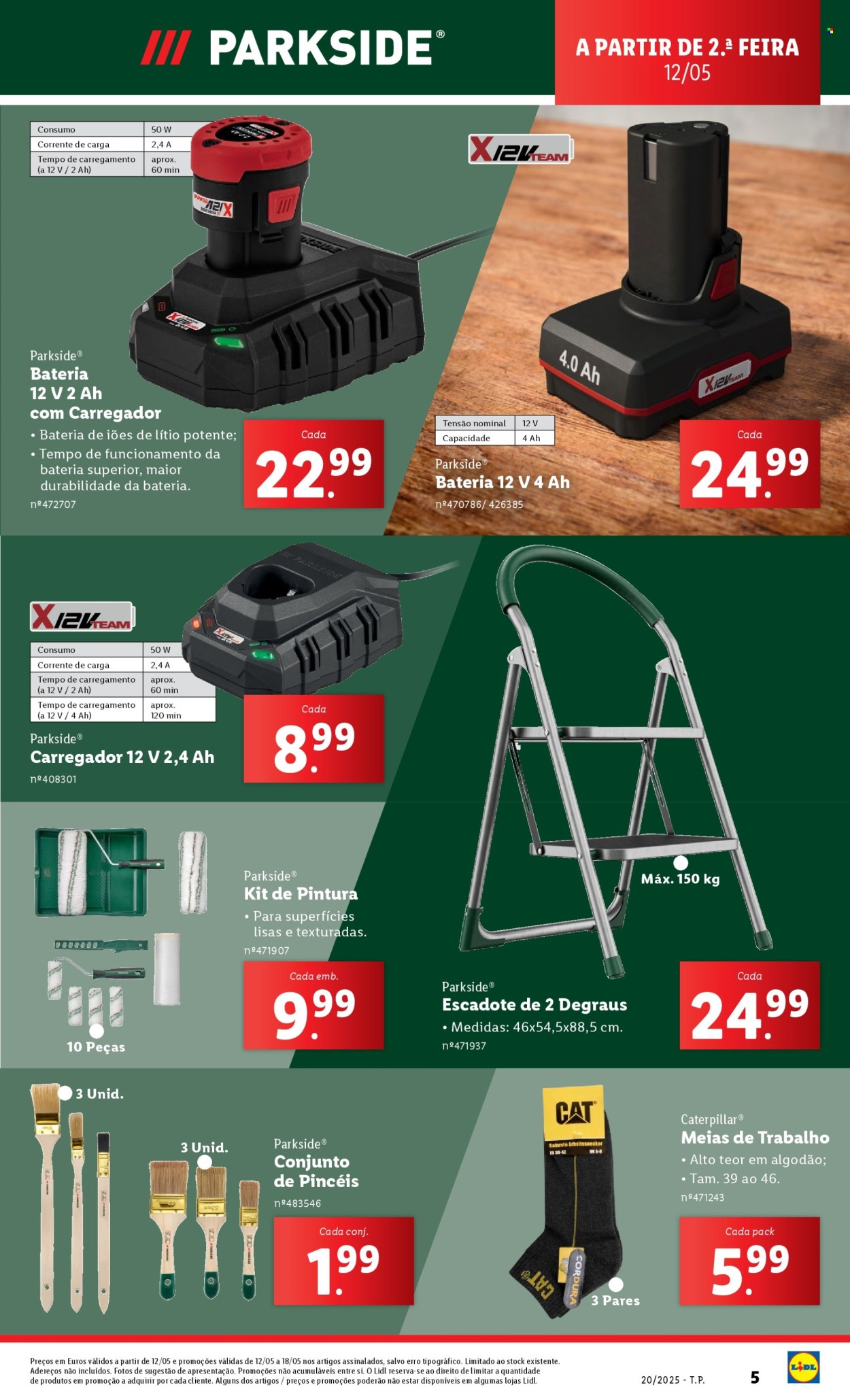 Folheto Lidl - 12.5.2025 - 18.5.2025. Página 1