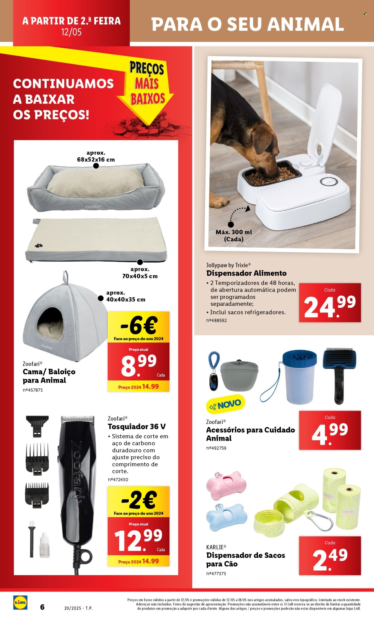 Folheto Lidl - 12.5.2025 - 18.5.2025. Página 1