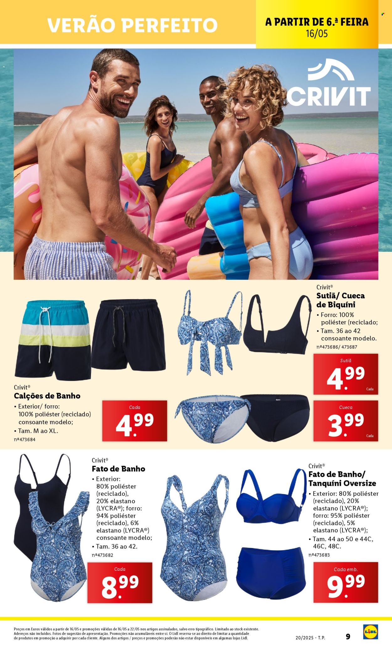 Folheto Lidl - 12.5.2025 - 18.5.2025. Página 1