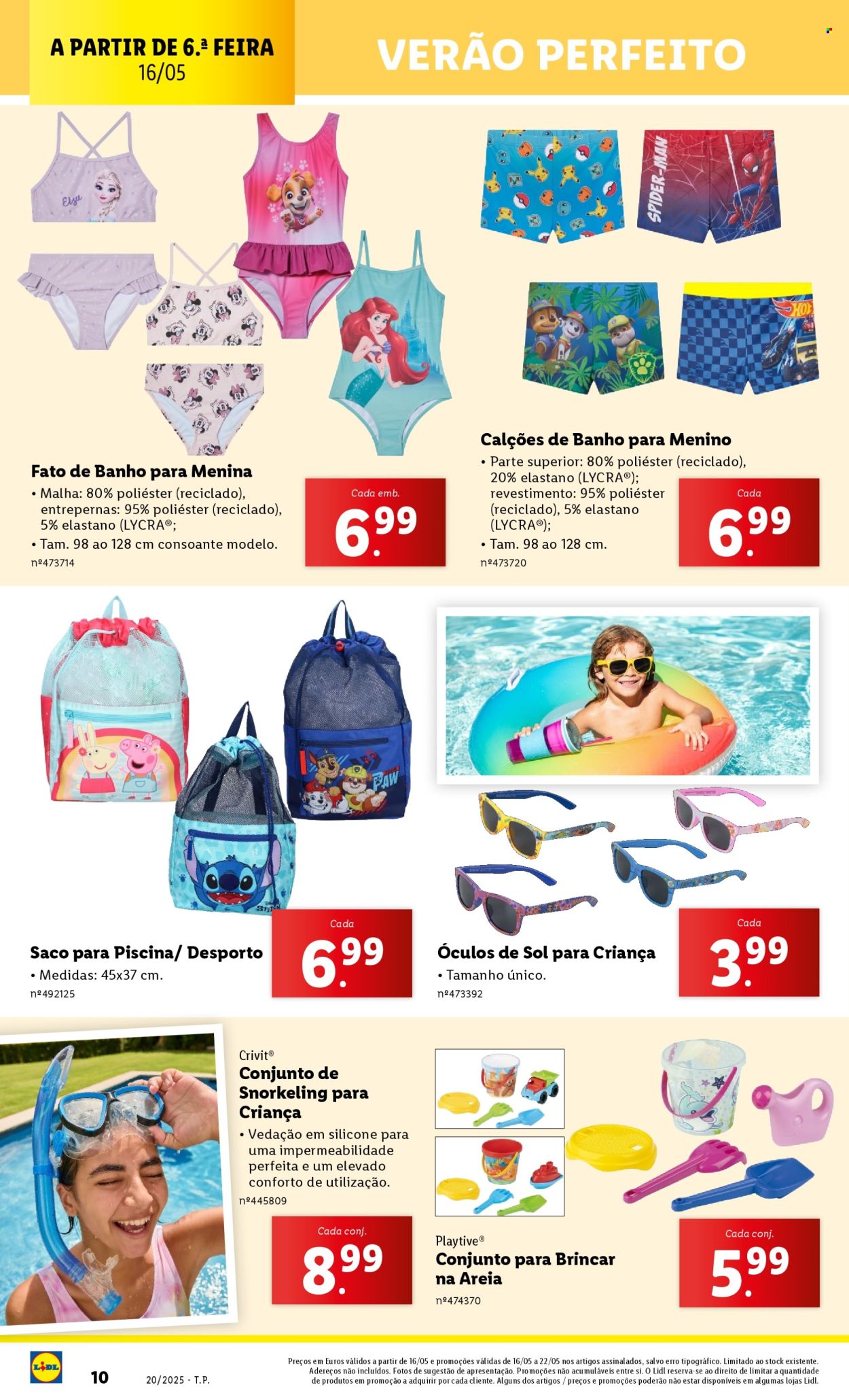 Folheto Lidl - 12.5.2025 - 18.5.2025. Página 1