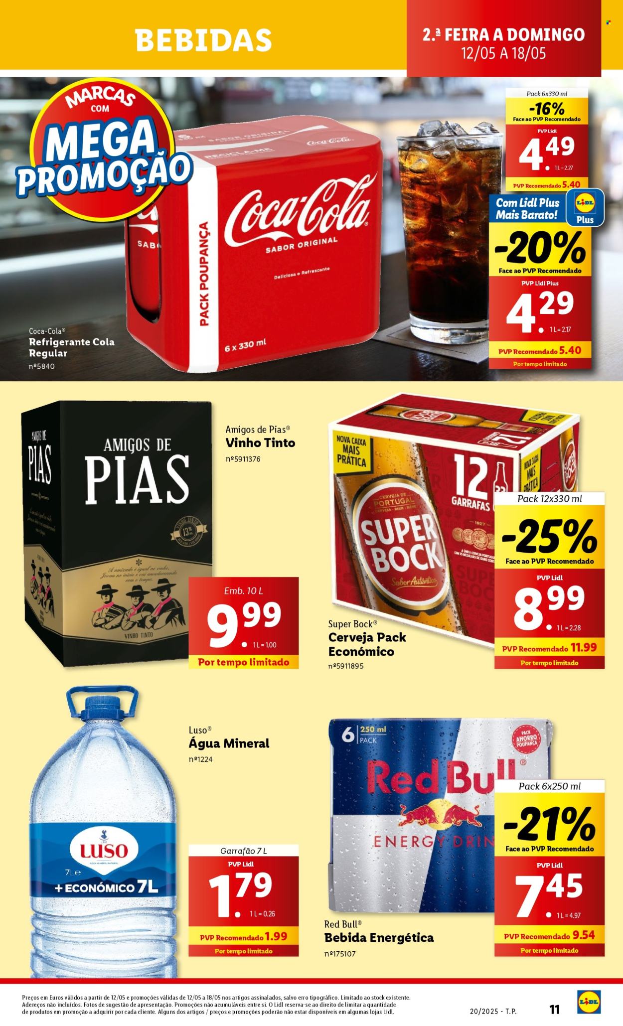Folheto Lidl - 12.5.2025 - 18.5.2025. Página 1