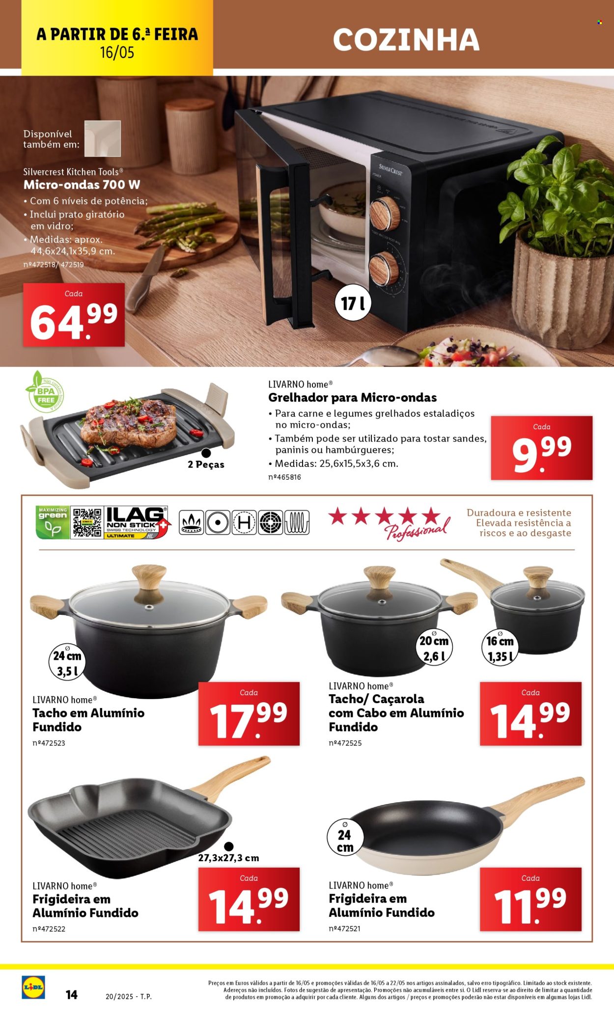 Folheto Lidl - 12.5.2025 - 18.5.2025. Página 1