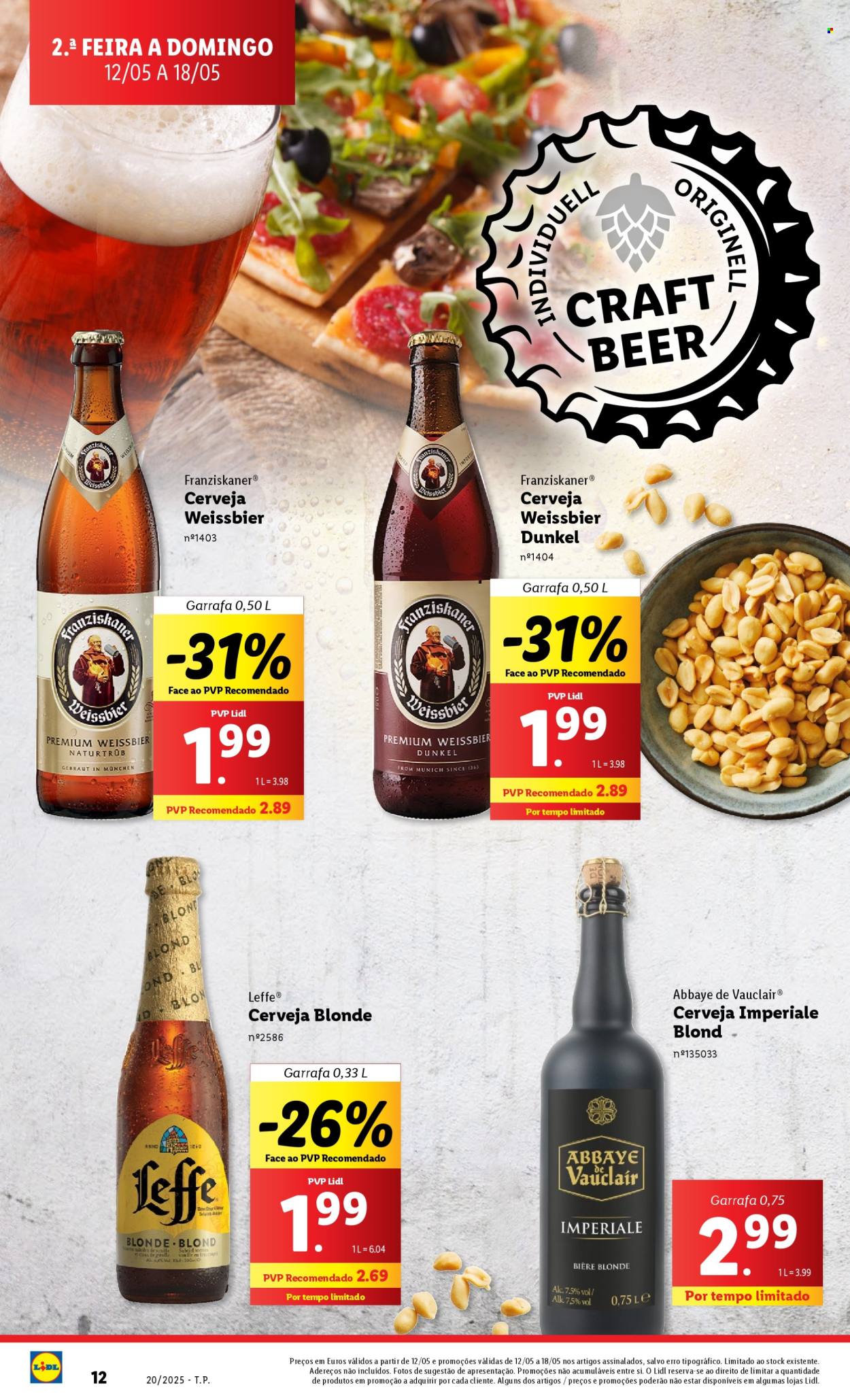 Folheto Lidl - 12.5.2025 - 18.5.2025. Página 1