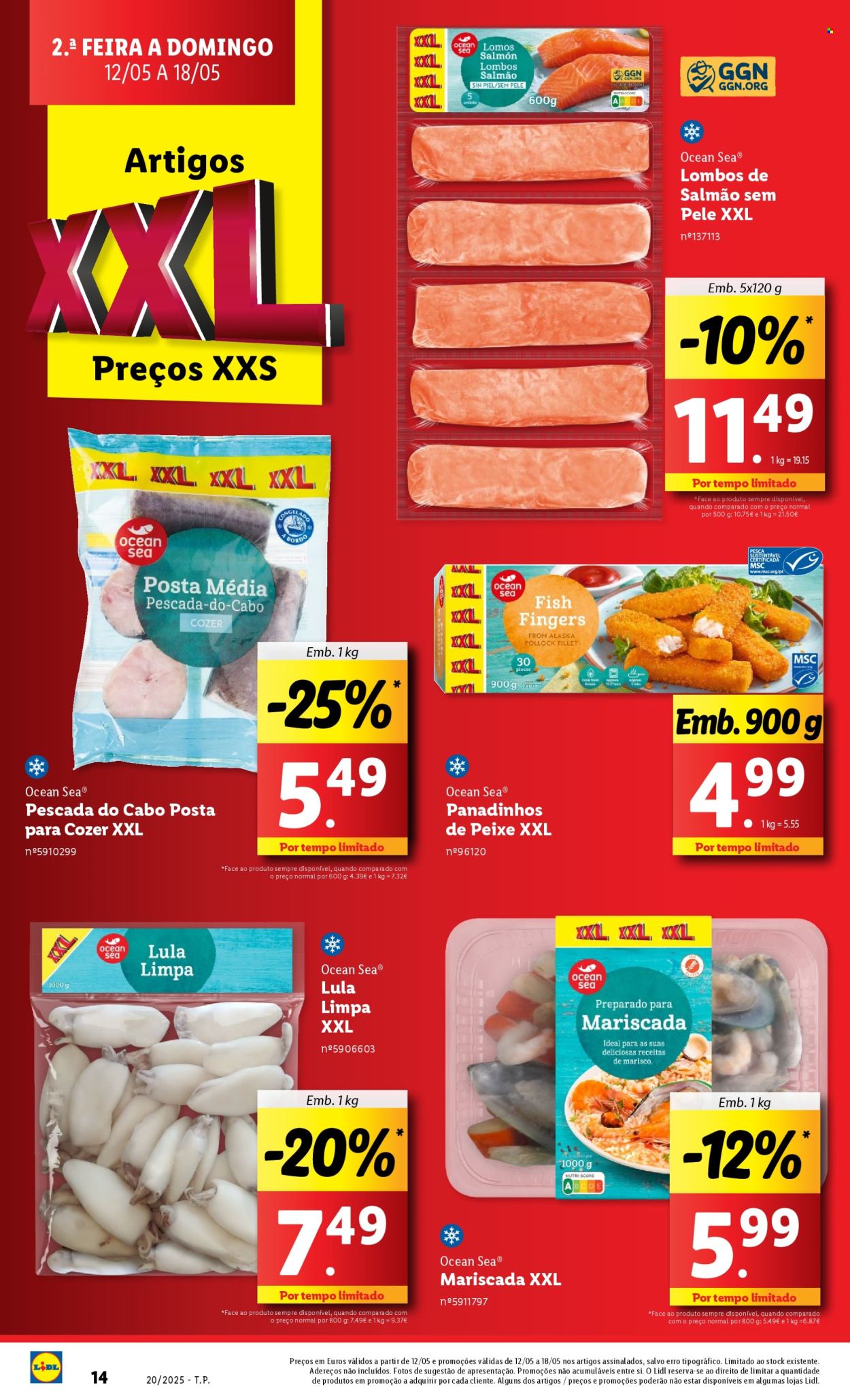 Folheto Lidl - 12.5.2025 - 18.5.2025. Página 1