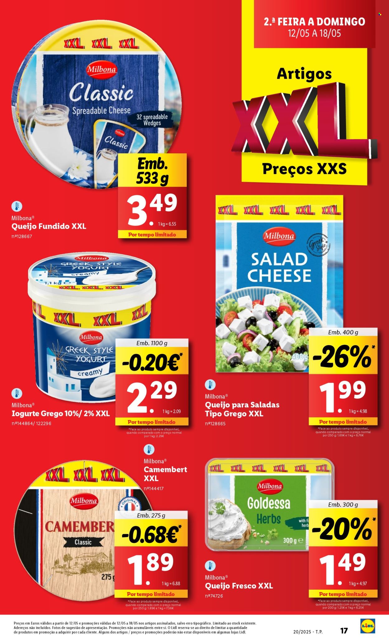 Folheto Lidl - 12.5.2025 - 18.5.2025. Página 1