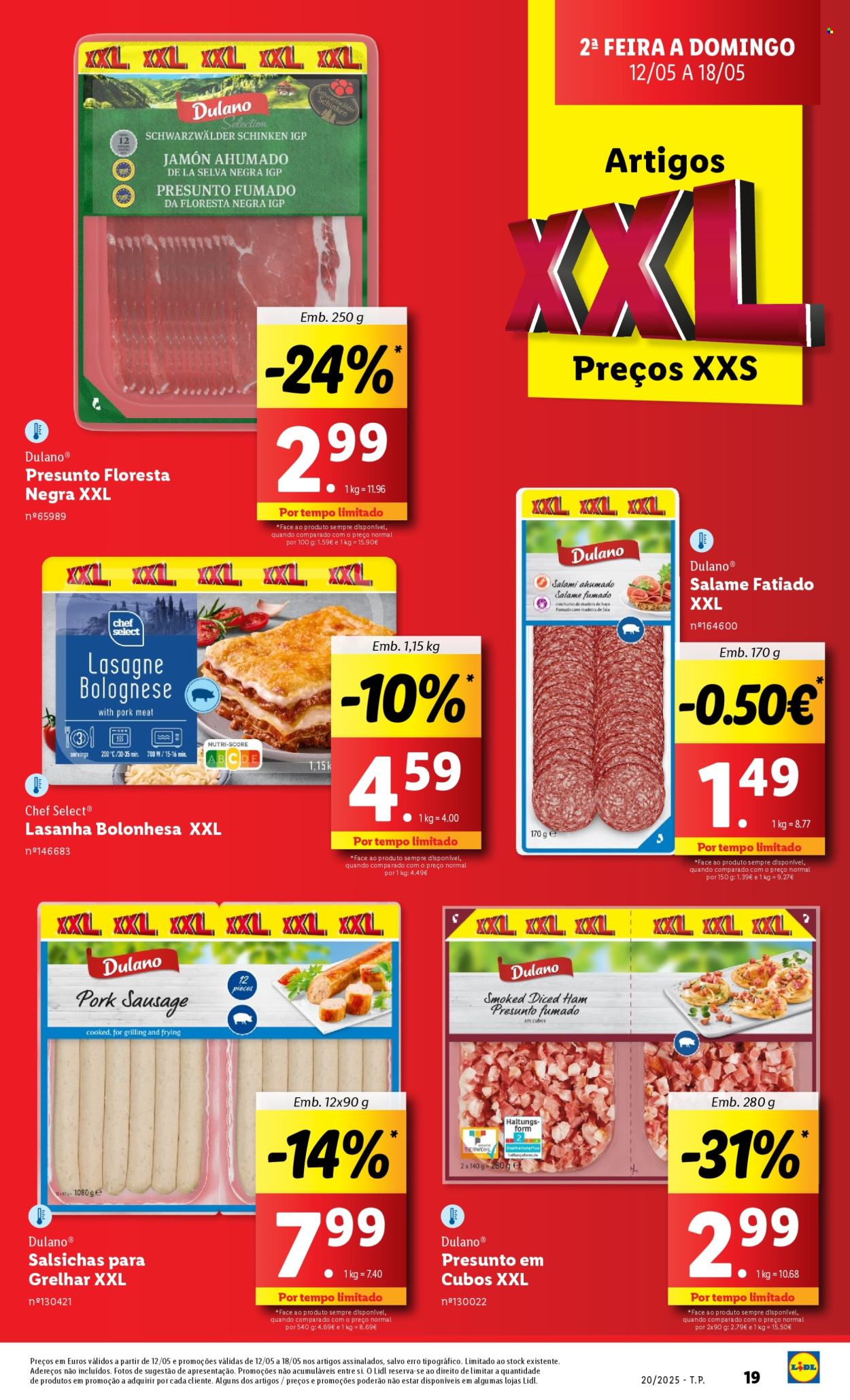 Folheto Lidl - 12.5.2025 - 18.5.2025. Página 1