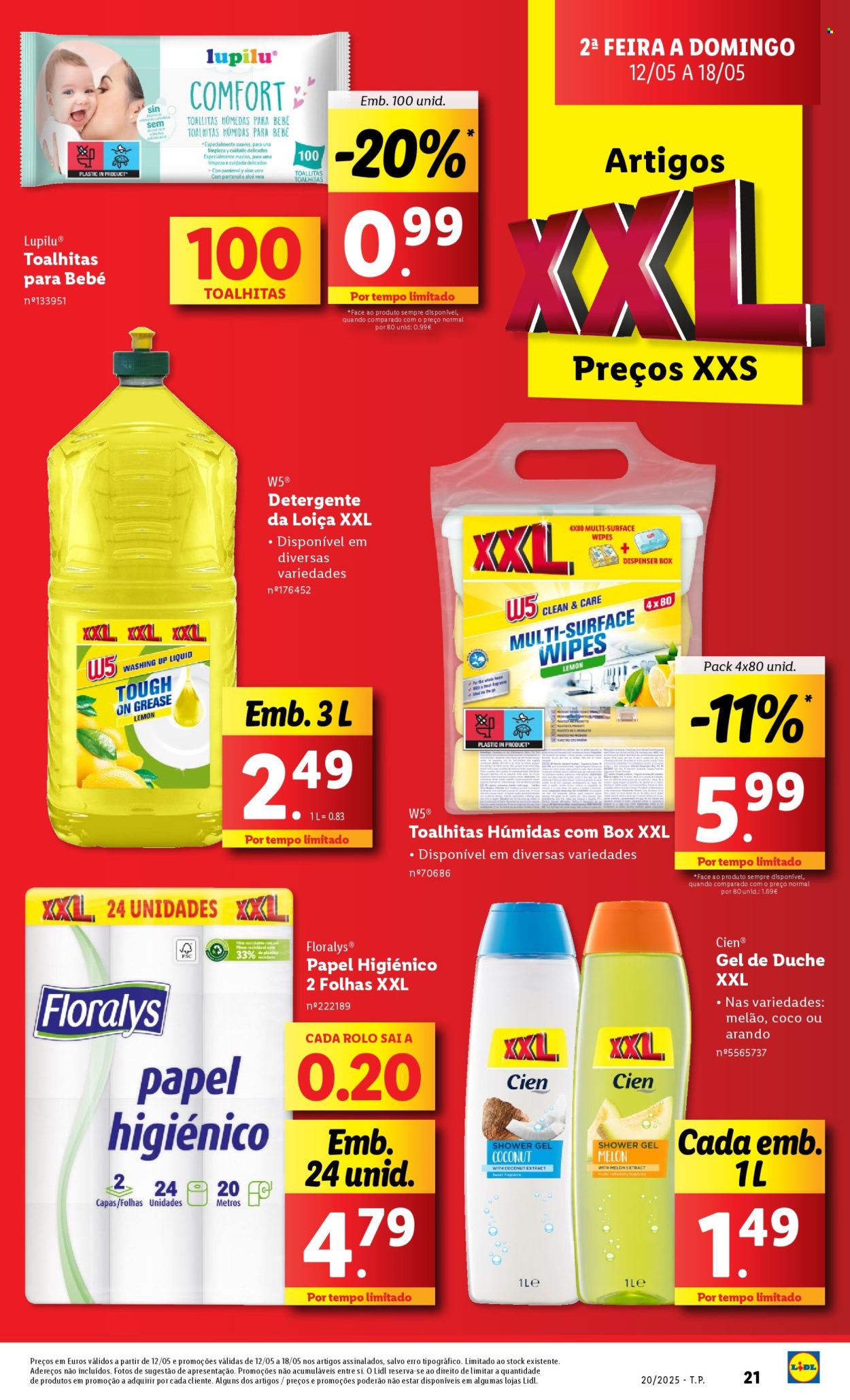 Folheto Lidl - 12.5.2025 - 18.5.2025. Página 1