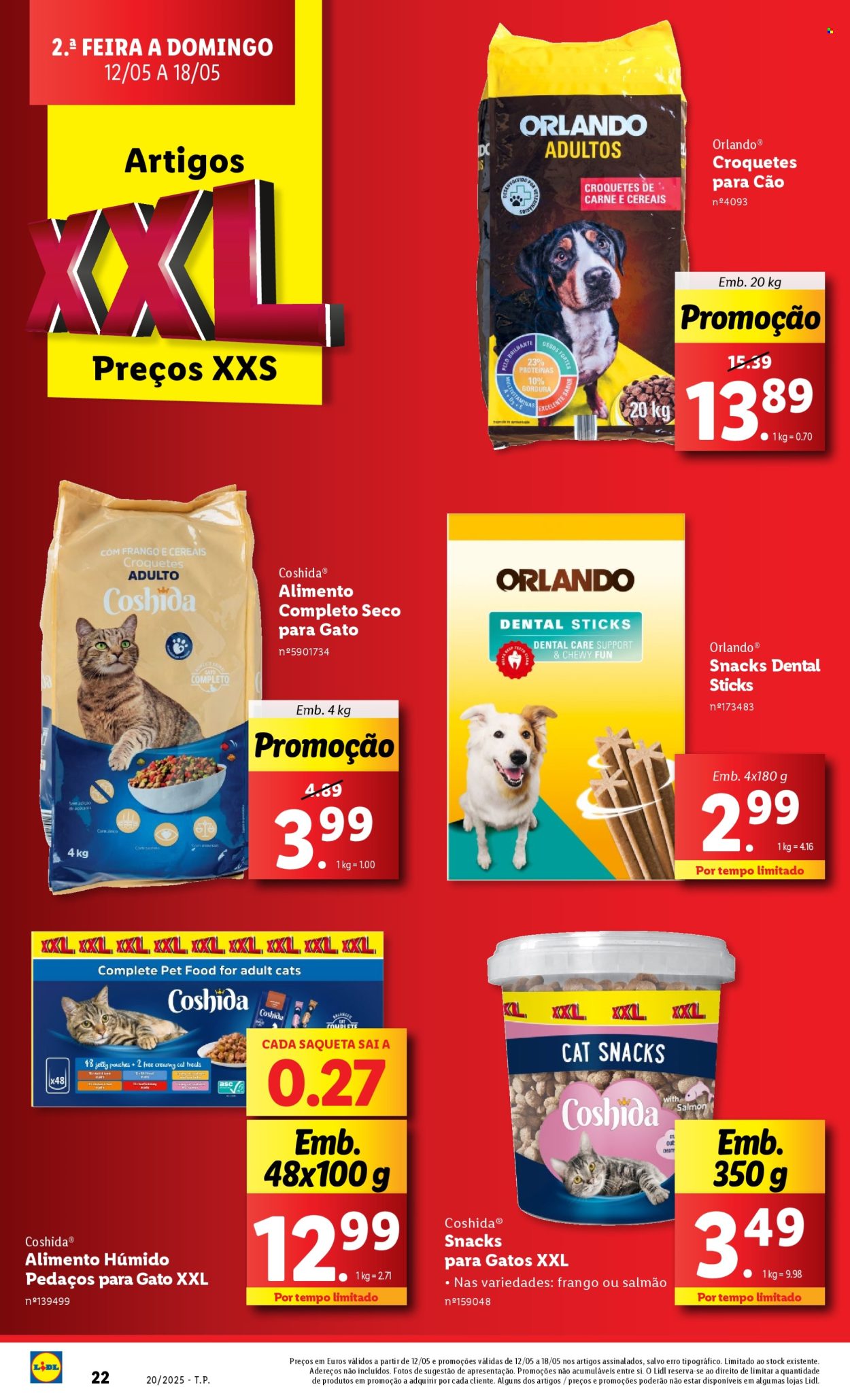 Folheto Lidl - 12.5.2025 - 18.5.2025. Página 1