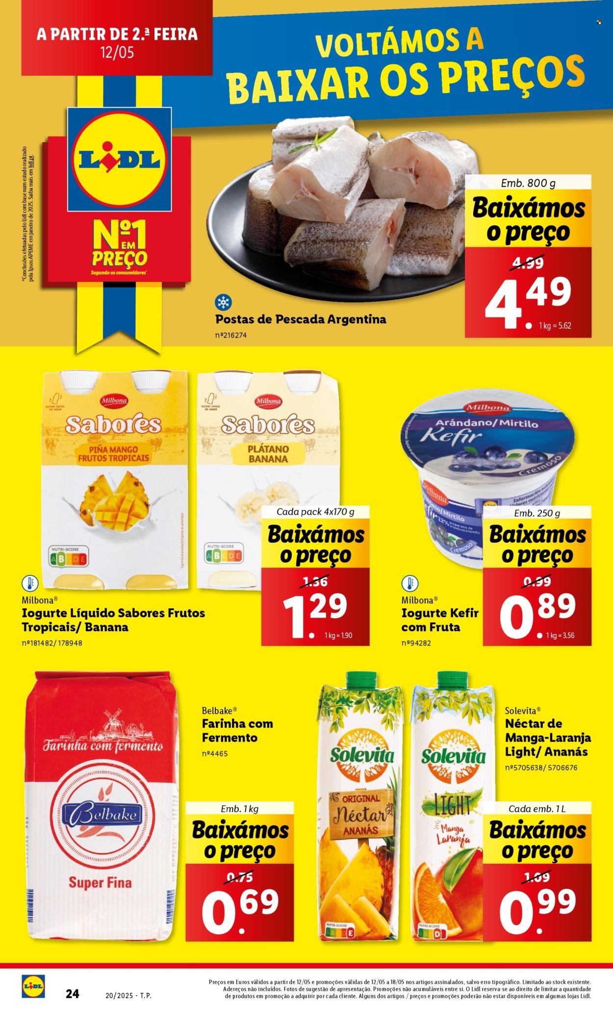 Folheto Lidl - 12.5.2025 - 18.5.2025. Página 1