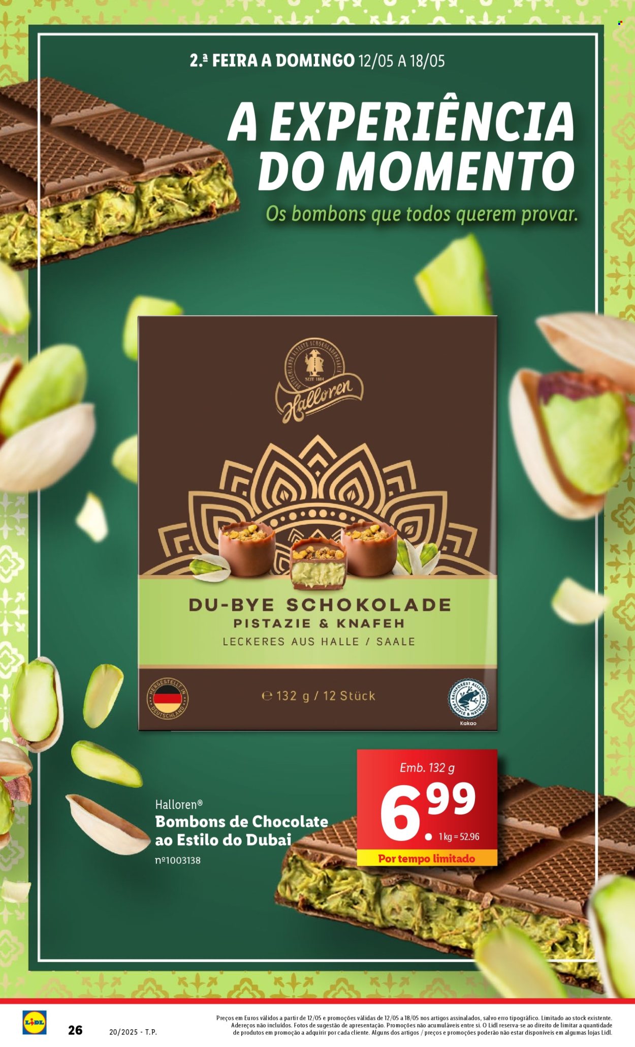 Folheto Lidl - 12.5.2025 - 18.5.2025. Página 1