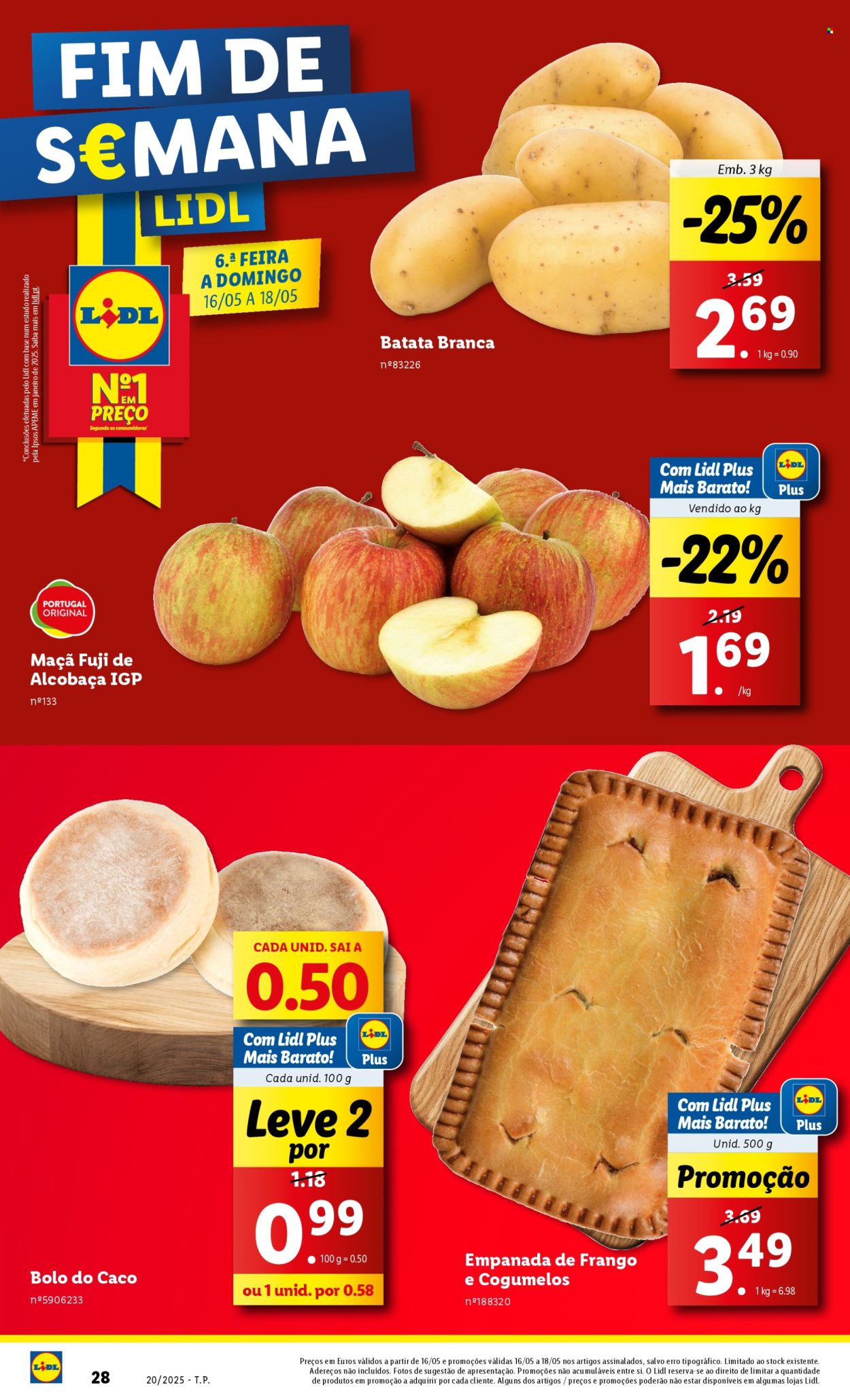 Folheto Lidl - 12.5.2025 - 18.5.2025. Página 1