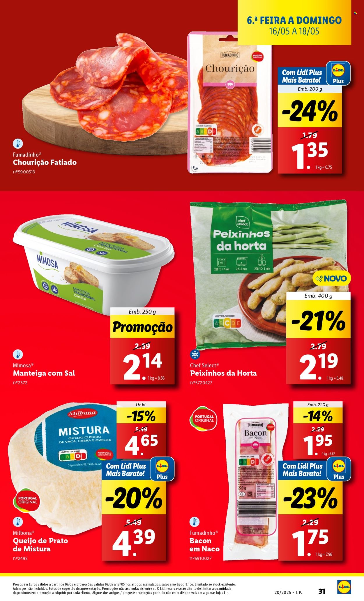 Folheto Lidl - 12.5.2025 - 18.5.2025. Página 1