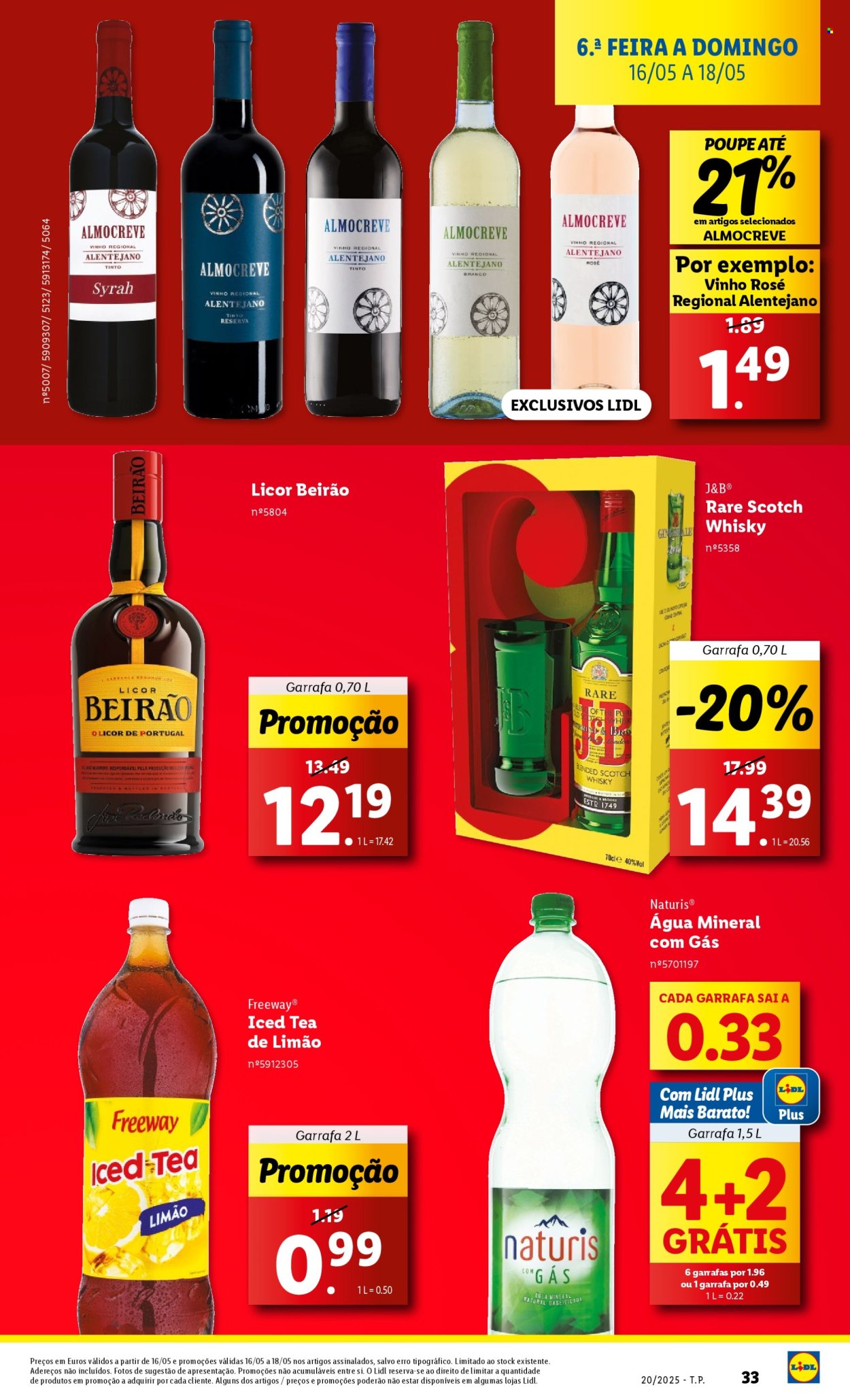 Folheto Lidl - 12.5.2025 - 18.5.2025. Página 1
