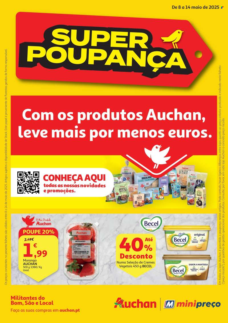 Folheto Auchan - 8.5.2025 - 14.5.2025.