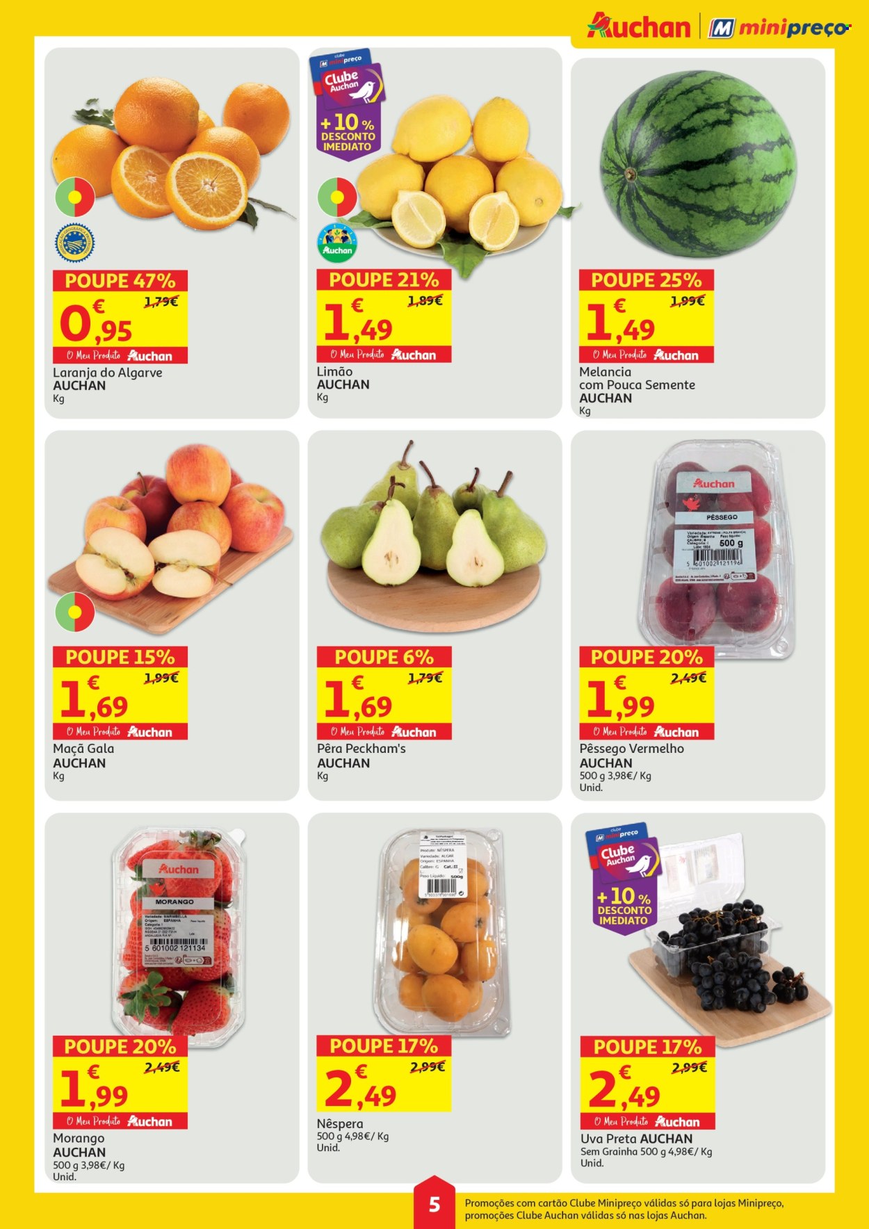 Folheto Auchan - 8.5.2025 - 14.5.2025. Página 1