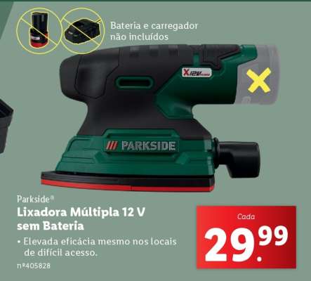 Lixadora Múltipla 12 V sem Bateria