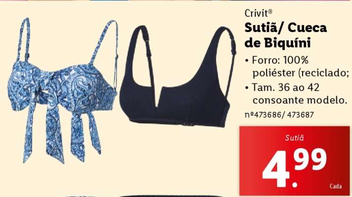 Crivit® Sutiã/ Cueca de Biquíni
