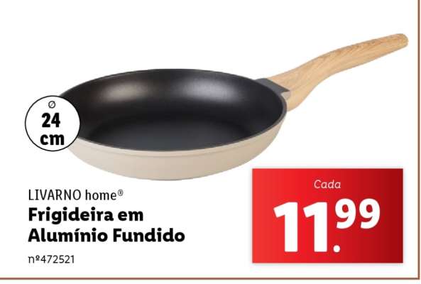 Frigideira em Alumínio Fundido